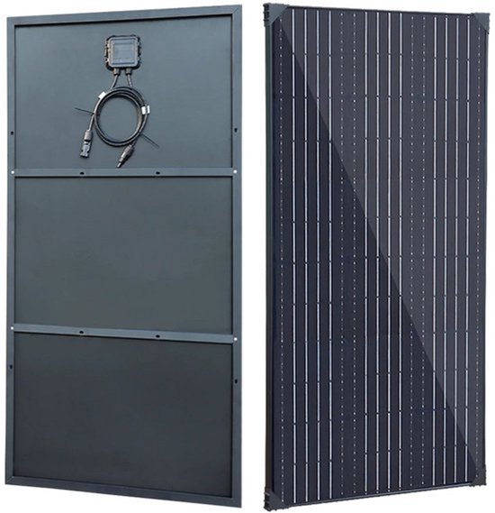 Zonnepaneel - Zonnepanelen - Zonne-energie - 12V Module - Aluminium Frame Lichtgewicht Fotovoltaïsch Paneelsysteem - 300W - 2 Stuks - Waterdicht - voor Boot - Camper - Caravan - RV