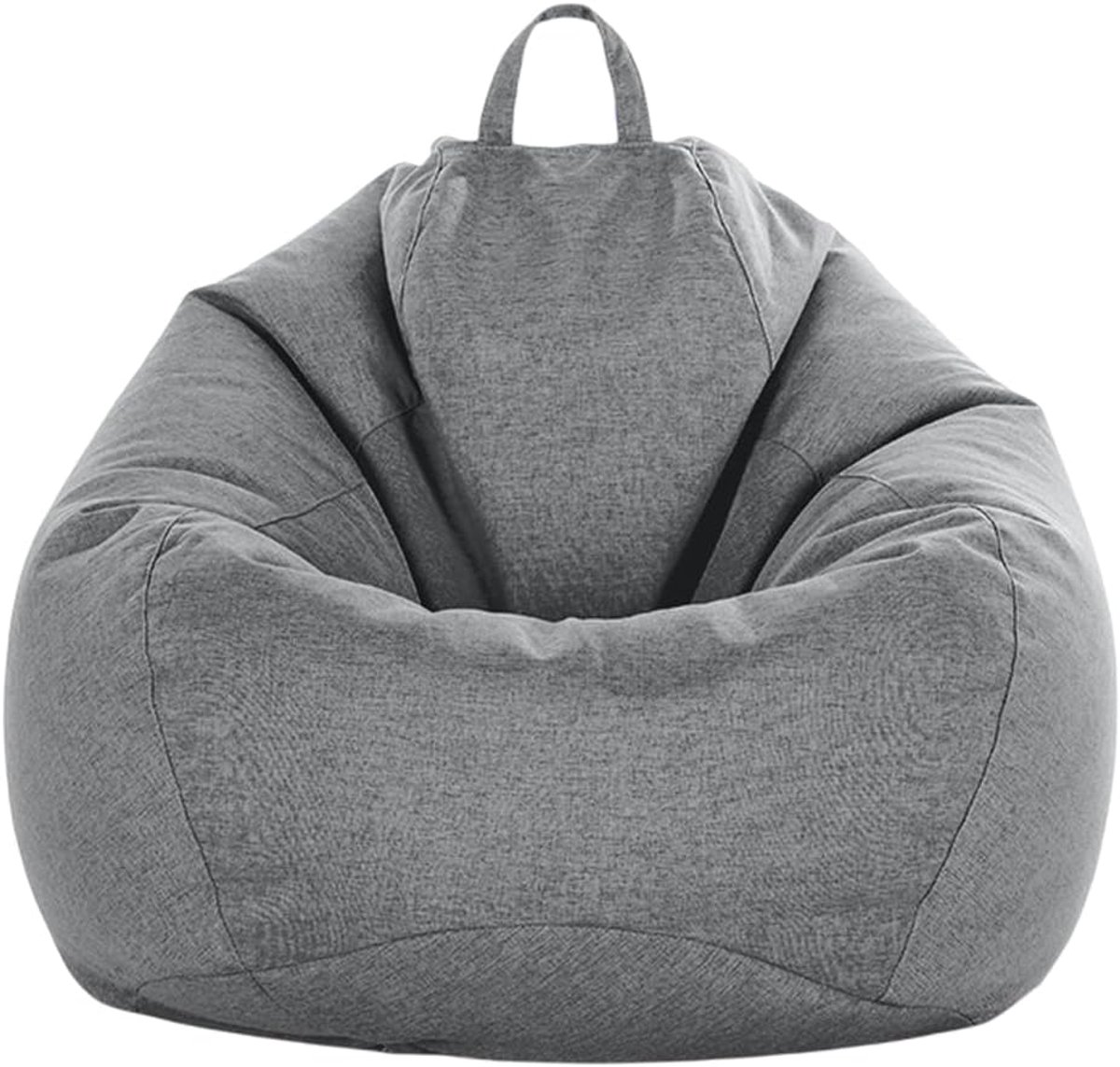 Zitzakhoes - Luie stoel - Ontspannen zitten - Machinewasbaar - 100x120cm - Grijs