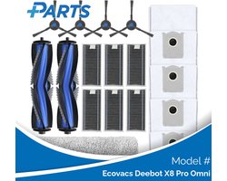 Ecovacs Deebot X8 Pro Omni Onderhoudsset (Plus.Parts® alternatief voor DKT060175)