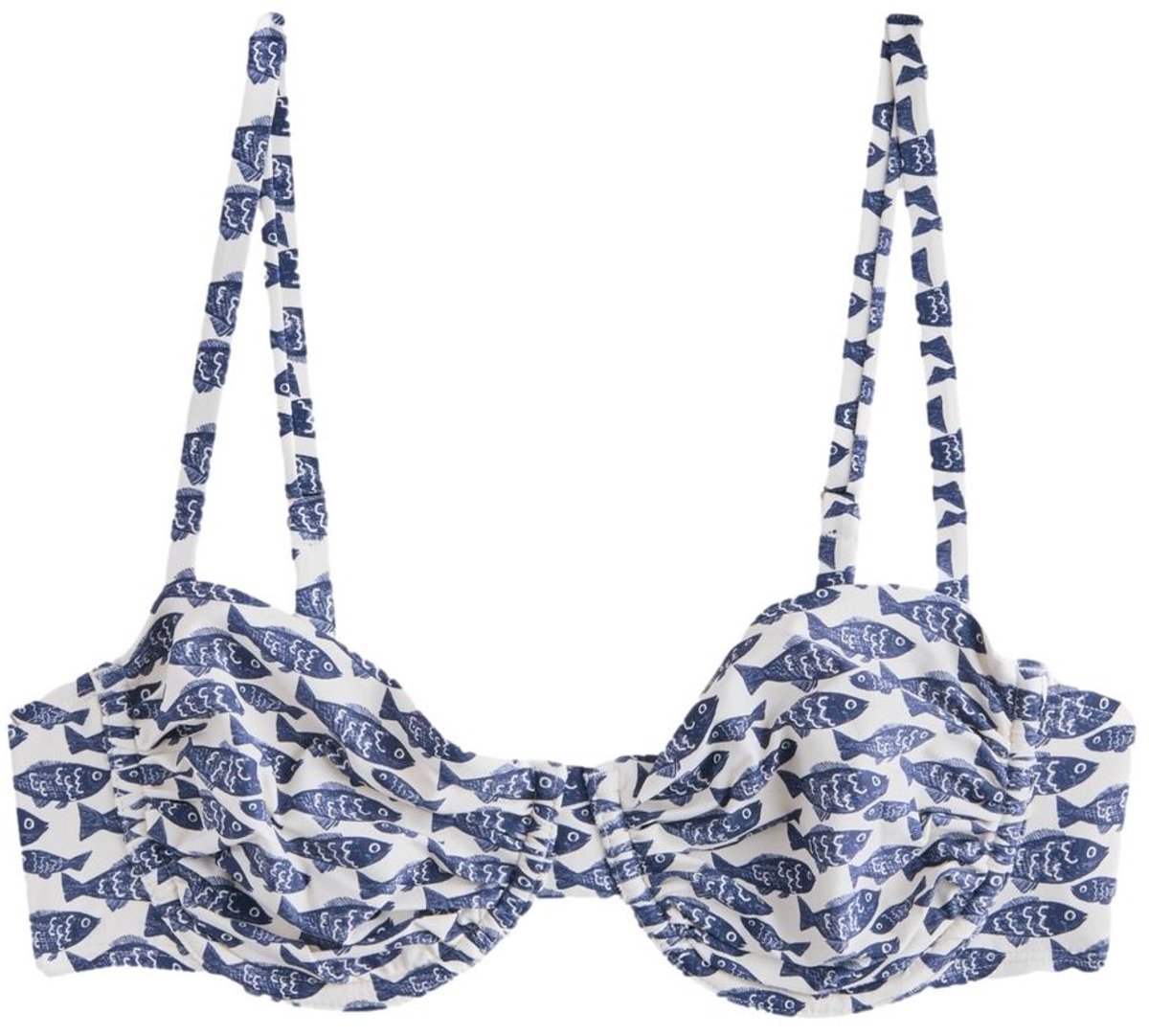 Next - Dames - Bikinitop zonder vulling, met beugel - Wit