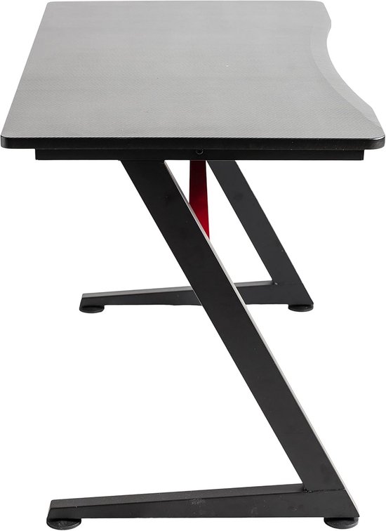 Gamer Bureau met Driehoekig Z-Frame voor Twee Monitoren van Merkloos — afbeelding 5
