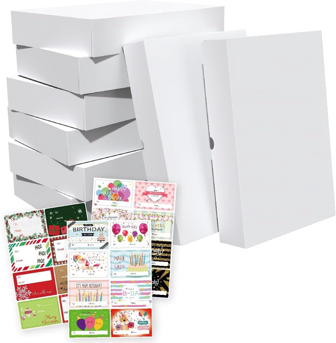 Grote Cadeauboxen - Verpakkingen met Deksel - Cadeaus Inpakken - Extra stevig karton - 40 x 30 x 10 cm