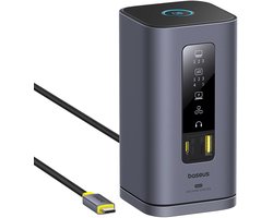 Baseus Spacemate Serie - Laptop-dockingstation - USB-C HUB 11w1 - 3x HDMI - Power Delivery