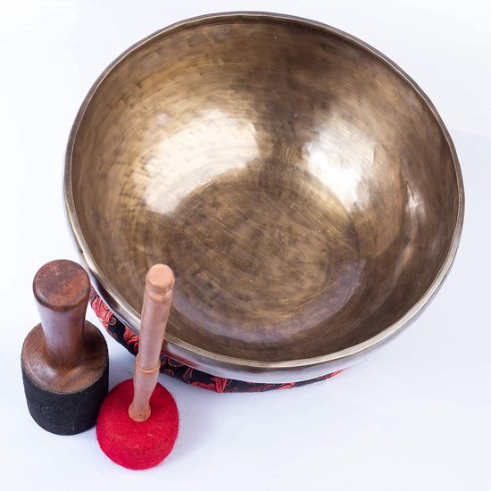 Grote Klankschaal Set - 9 Inch Master Healing voor Sound Bath en Chakra Meditatie van Merkloos — afbeelding 2