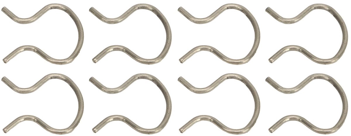 Dailygoods- Autoruit Winder - 8 Stuks - Deurgreep/Crank - Vervangingsring - Zekering - Schroef - Metaal - Raamopwinder