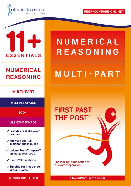 11+ Essentials Numerical Reasoning: Multi-Part Book 1 - Mult ... - cover