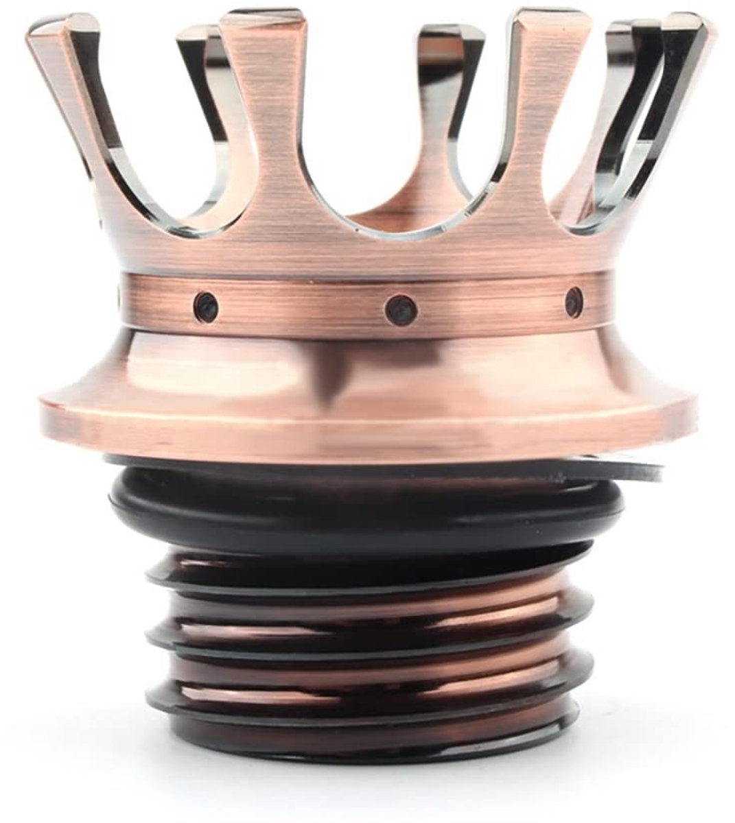 Dailygoods- Brandstofdop - Geschikt voor Ha-rley - Aluminium - 7x6.8CM - Zwart/Goud/Bronze/Zilver - Lichtgewicht 130G - Tankdop