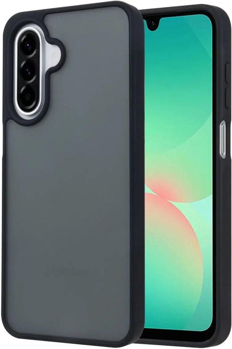 Hoesje Geschikt voor Samsung Galaxy A26 - Matte Back Cover - Zwart