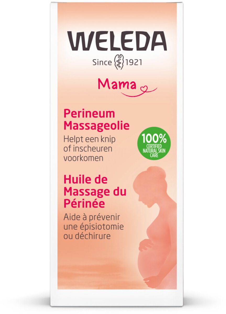 Bol.com WELEDA Perineum Massageolie - Verzachtende Amandelolie - Verbetert Huidelasticiteit - Helpt knip en inscheuren voorkomen... aanbieding