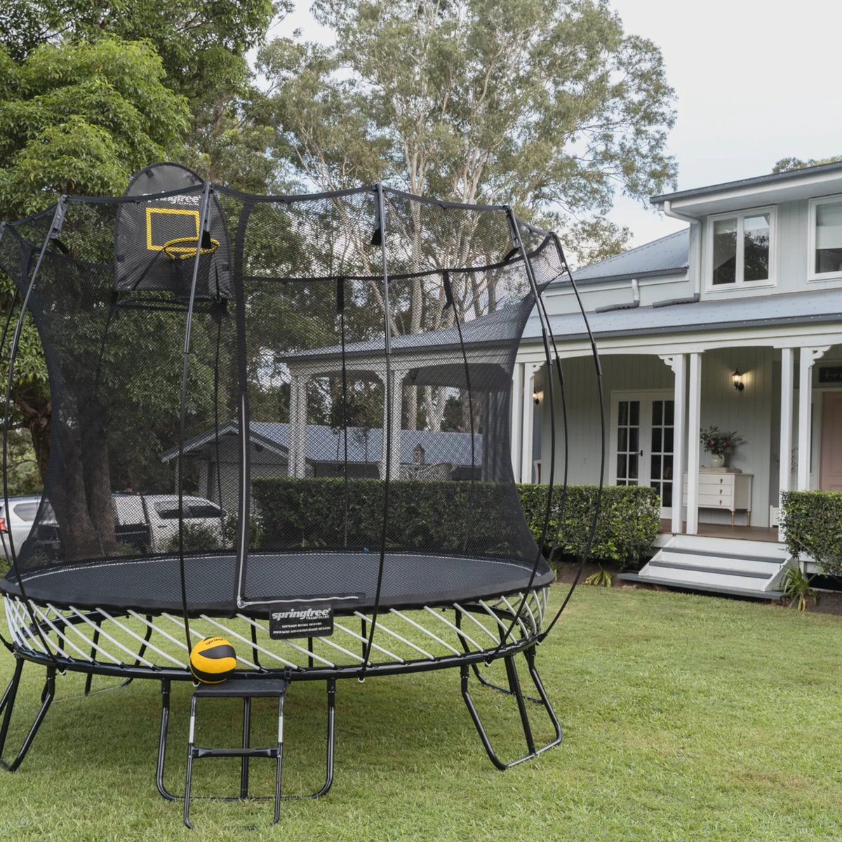 Springfree Trampoline R79 | Ronde outdoor trampoline incl. Veiligheidsnet – foto 7