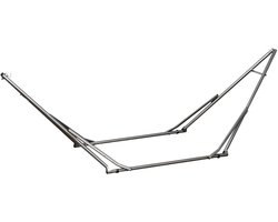 Opvouwbare 2-in-1 standaard voor hangmat en kledingrek, draagvermogen tot 120 kg (290 x 92 x 88 cm), voor tuin en terras
