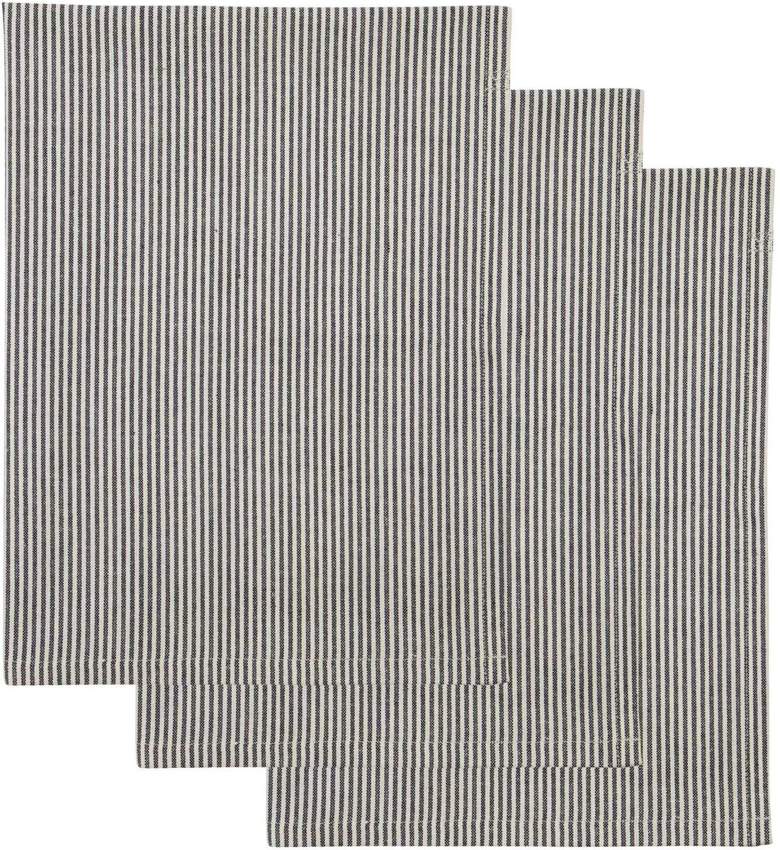 House Doctor Theedoek Cook Donker grijs 75x55cm - 3 stuks