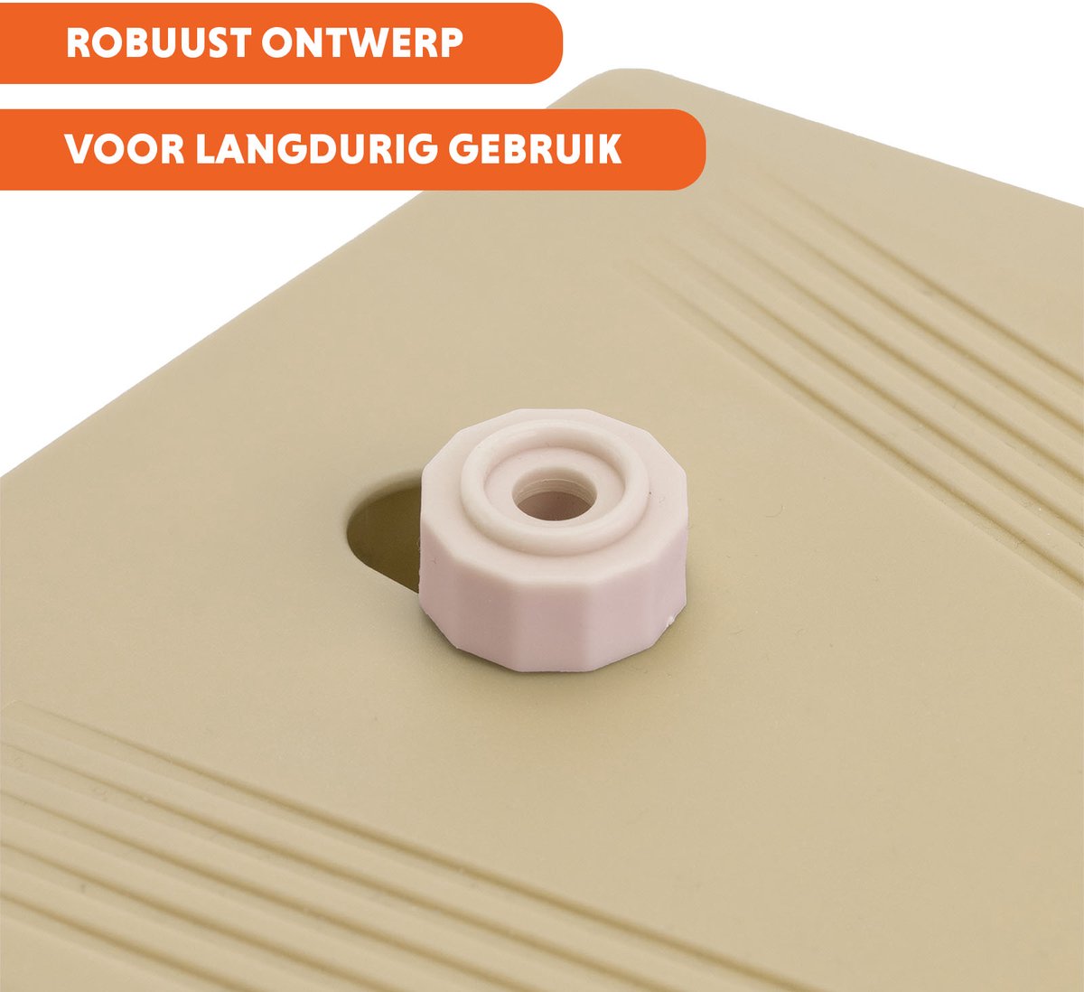 CoolPets Waterfontein Hond Tuinslang - Drinkfontein hond – Waterspeelgoed Hond - Verkoeling voor Honden - Splash Water Fountain - Beige thumbnail 7