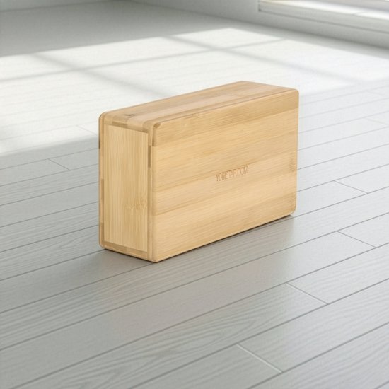 Yoga block - yogiblock - bamboo Yogablok YOGISTAR van YOGISTAR — afbeelding 2