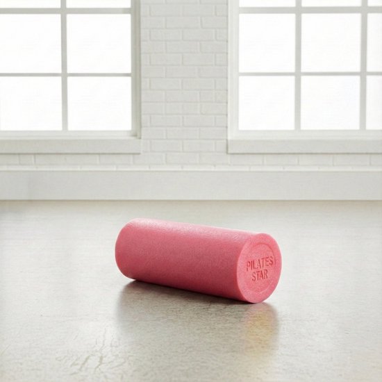 Fascia/pilates rol - pink blue / yellow Yogablok YOGISTAR van YOGISTAR — afbeelding 2