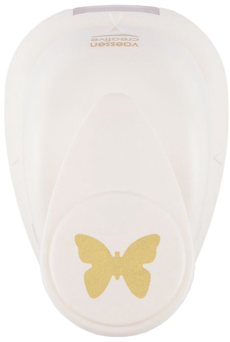 Vaessen Creative Pons - Figuurpons - Vlinder - 1 x 1,4 cm
