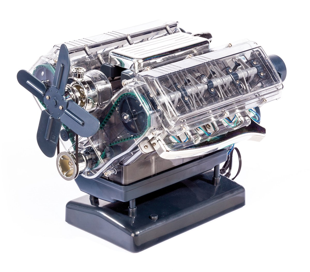 Franzis Modelbouwpakket Militaire voertuigen - 67114-1 V8 Engine Kit Plastic - 1:3 - Modelbouw