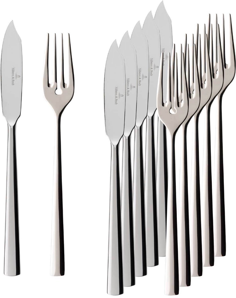 Fischbesteck Piemont Set van 6