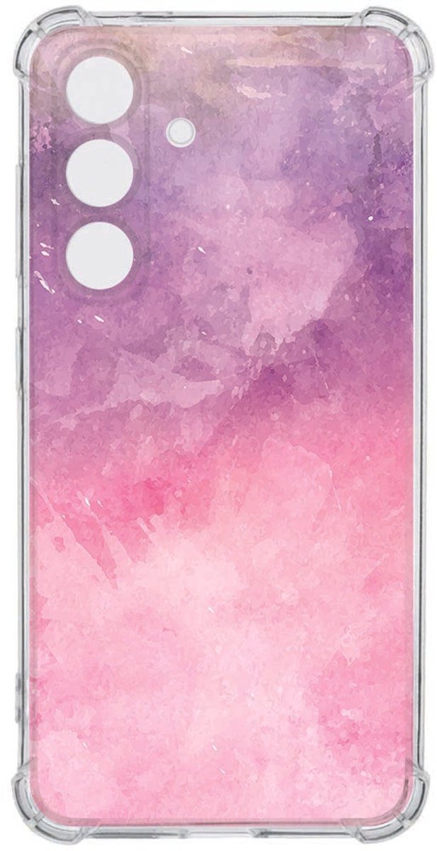 TPU Back Cover Samsung Galaxy S26 Plus Pink Purple Paint Valbestendig