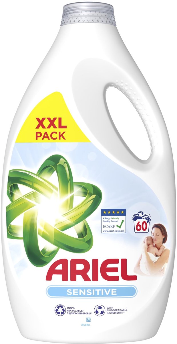 ARIEL Sensitive 3,2 l (64 prania)