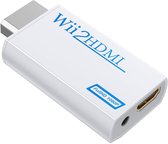 Qost - Adaptateur Wii vers HDMI - Blanc - Avec connexion Jack 3,5 MM - Full HD 1080P