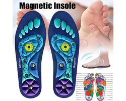 Magnetische Sport Inlegzolen Plus Voeten Massage - Acupressuur Binnenzool - Acupressuur Voeten Massage - Antivermoeidheid & Schokabsorberend - Magnetische Inlegzolen - Maat S (36-40)