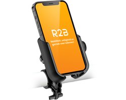 R2B Robuuste Telefoonhouder Fiets, Motor en Scooter - Gsm Houder Fiets - Fietshouder - Fiets Telefoonhouder - Smartphone Houder Fiets - Accessoires - Phone Holder Bike