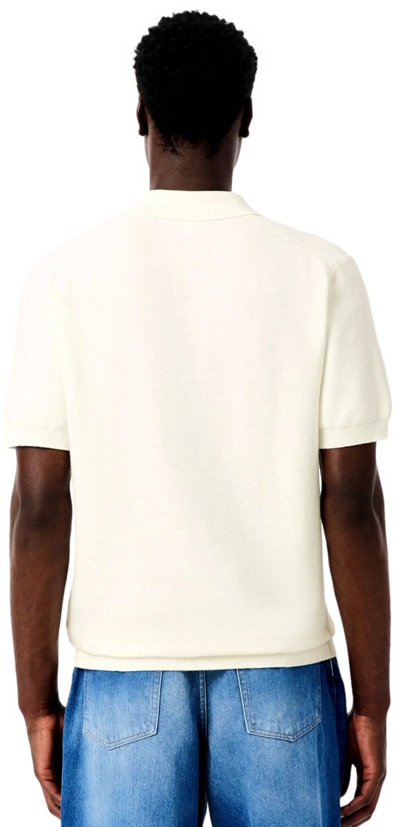 Polo Lacoste Men AH1043 Classic Fit Sweater Flour-7 Wit