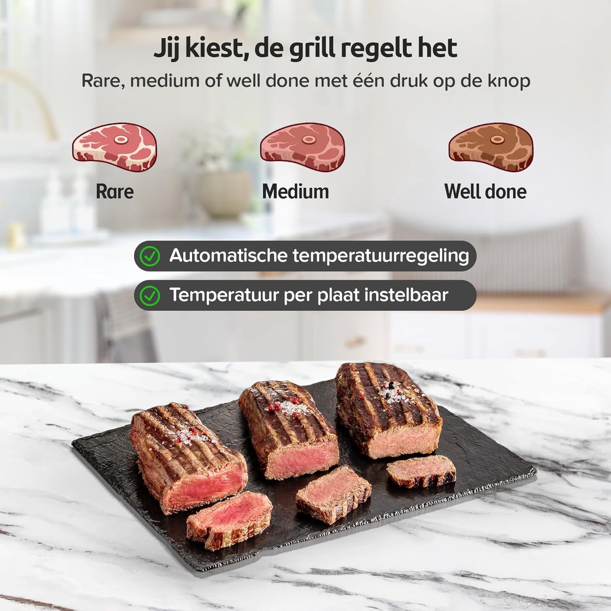 Contactgrill - Tosti-ijzer Panini Grill thumbnail 6