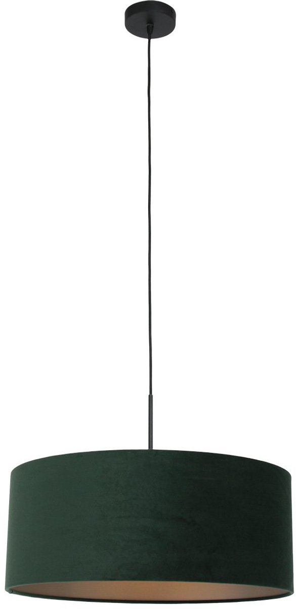 Steinhauer Sparkled Light hanglamp - groen velvet kap