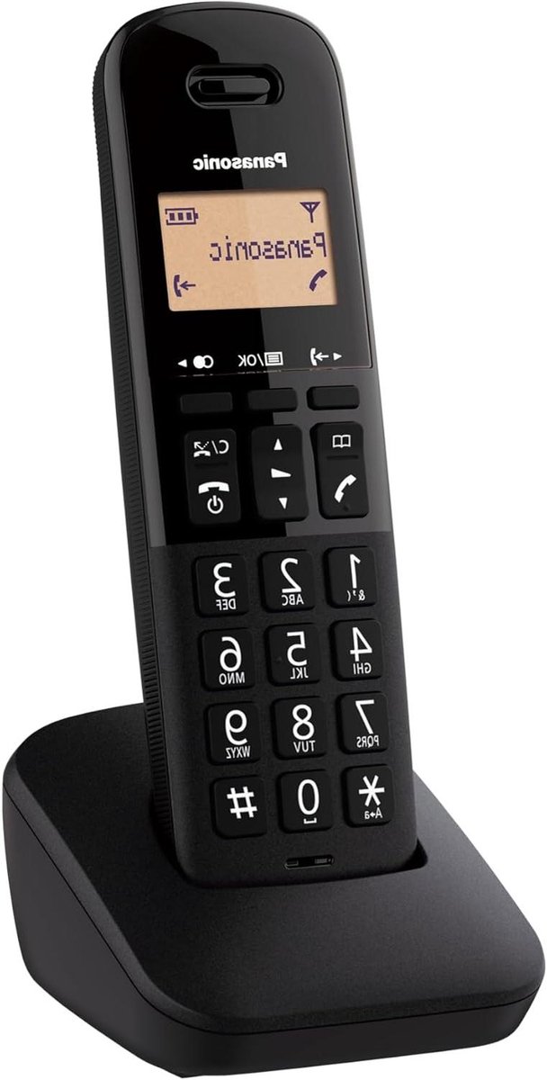 Draadloze Telefoon - Huistelefoon - Thuis Bellen - Nummerherkenning - 50 Contacten - Zwart