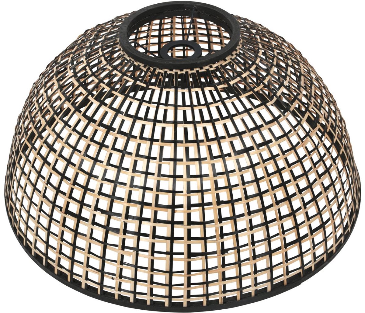 Anne Lighting - kap - Lampenkappen - zwart - bamboe - Ø 60cm - E27 - K2016BS