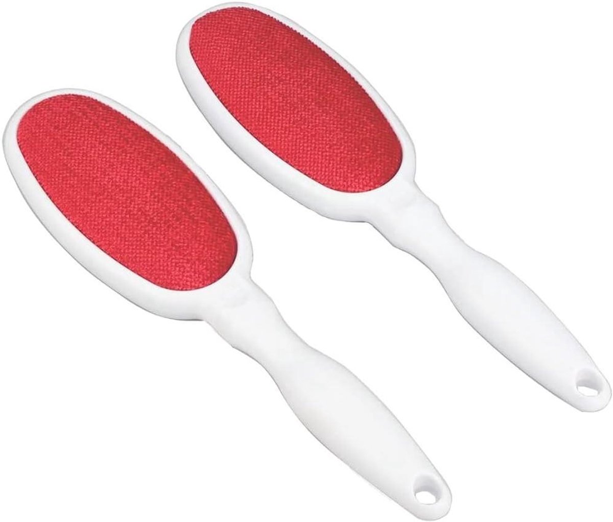 Kledingborstel Set - Pluisverwijderaar Herbruikbaar - Kleding Reinigen - Dubbelzijdig Ontwerp - 23.5 cm - As Shown