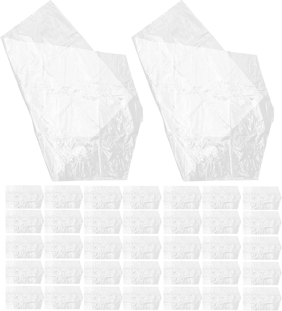 Kledinghoezen - Kledingbeschermers Stofhoezen - Kleding Opbergen - Stof- en Kreukelwerend - 100 x 60 cm - Transparant