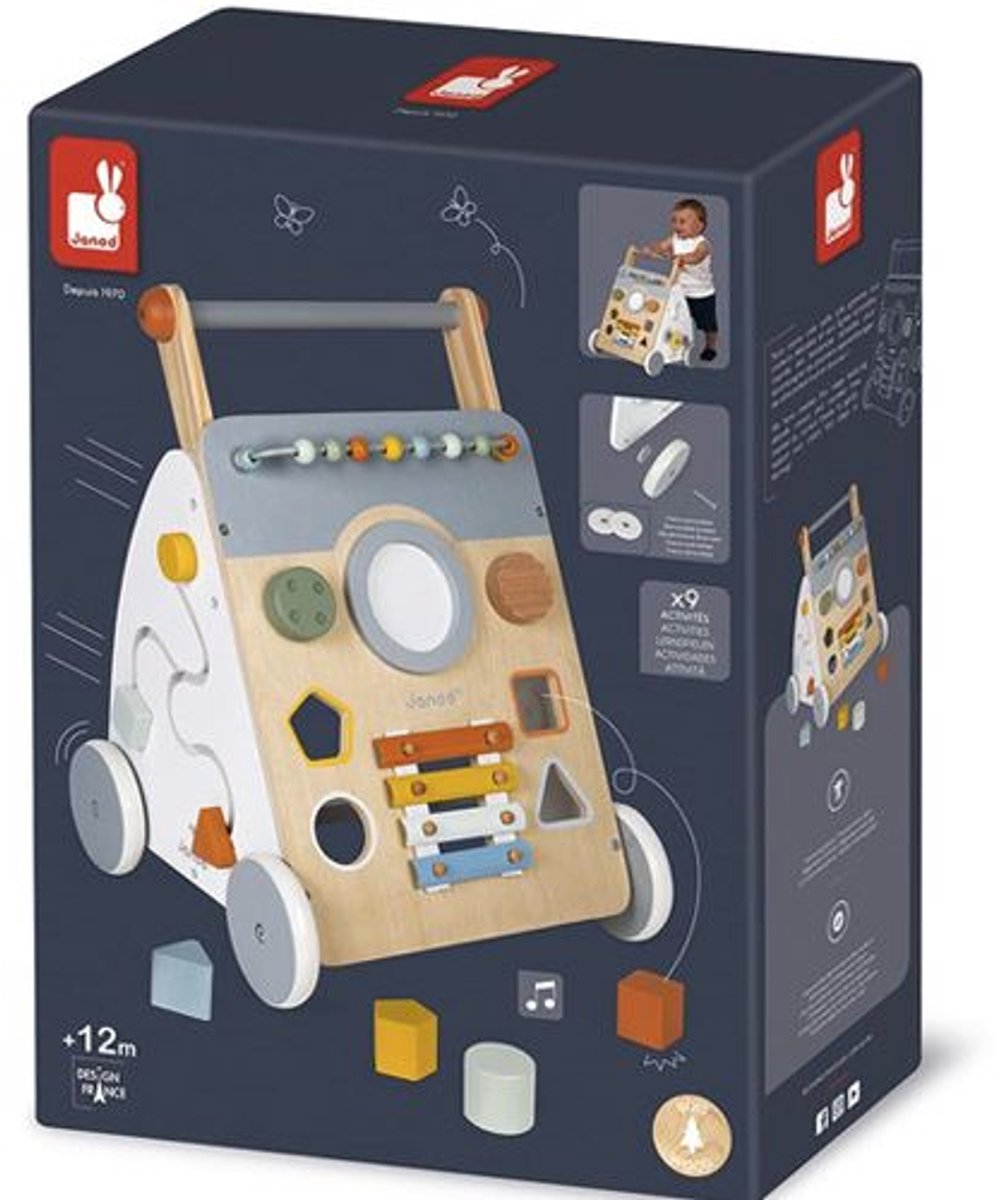 Janod - Sweet Cocoon - Multi-activiteiten loopwagen — afbeelding 19
