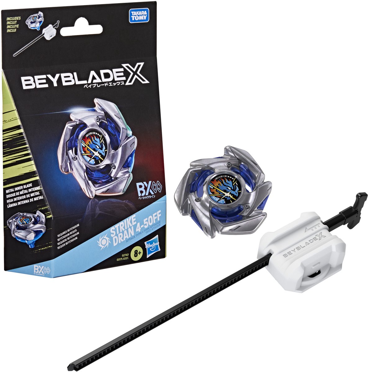 Beyblade X Strike Dran 4-50FF BX Infinity Starterpack, Tol en Launcher