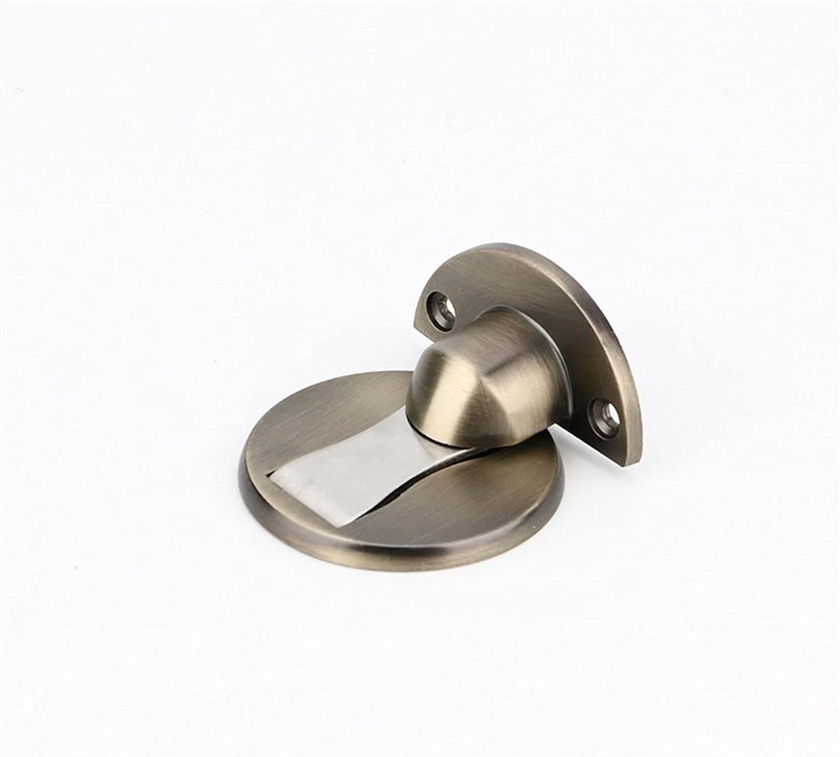 Deurstop Magneet - Verborgen Deurhouder - Deuren Open Houden - Roestvrij Staal - 200 Gram - Brons