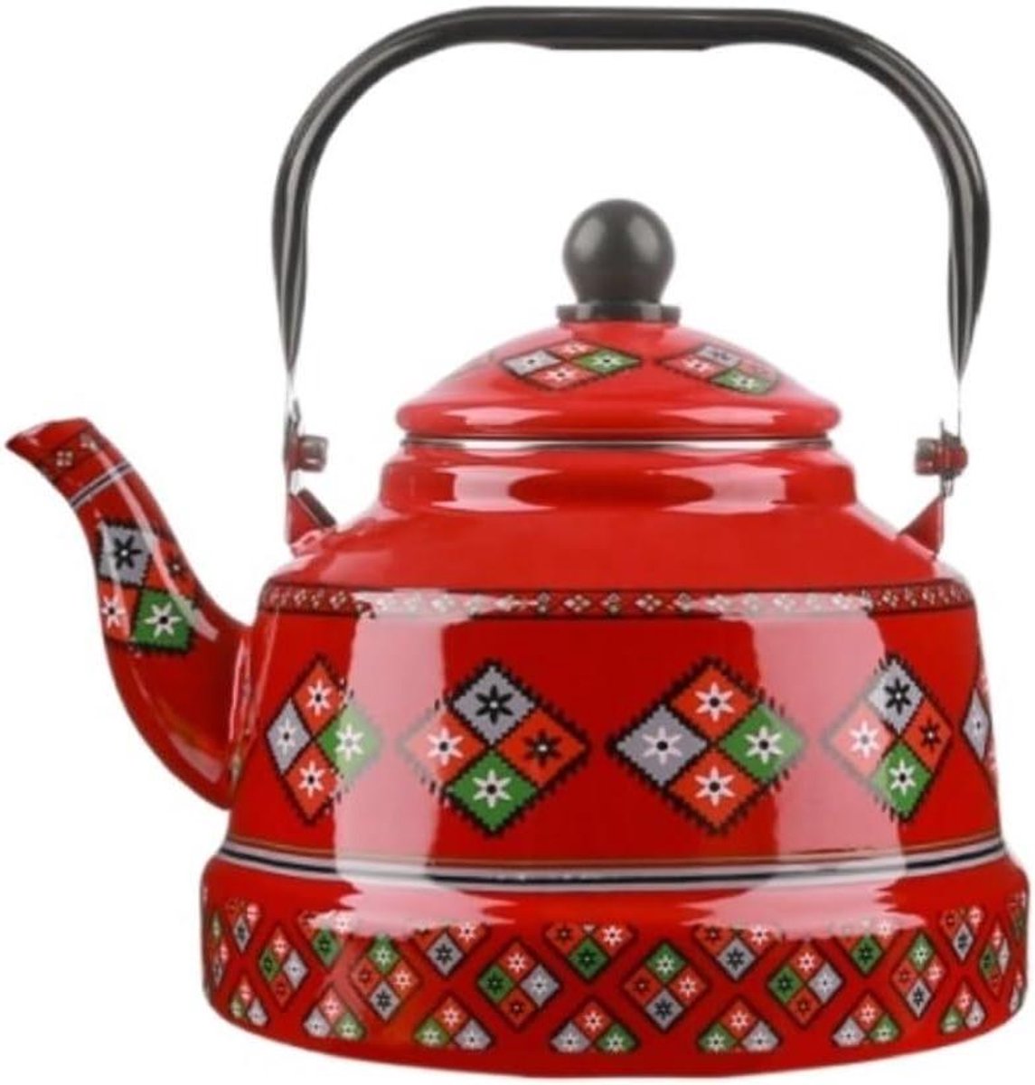 Grote Waterkoker - Theeketel Kookpan - Water Koken - Met Fluitje - 1.7L - Zwart
