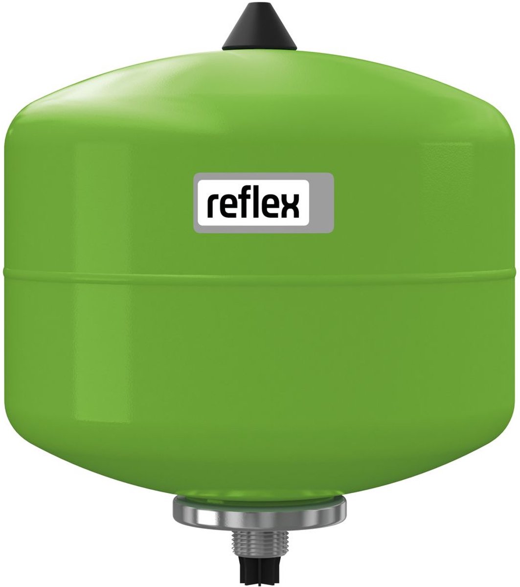 Reflex Winkelmann Reflex Refix DD 2, doorstroomd membraanexpansievat, groen, 10/4 bar, 7381500