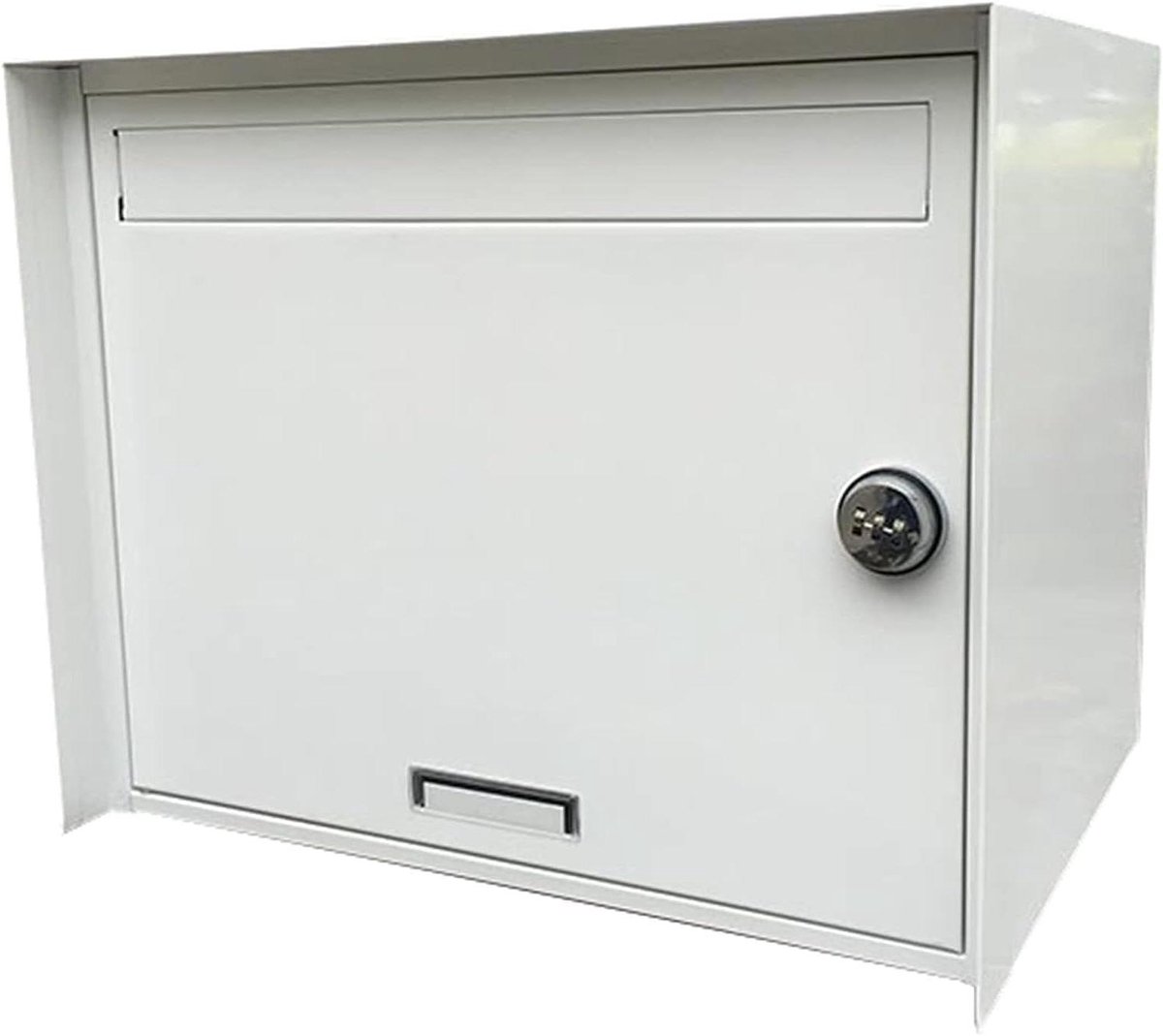 Brievenbus - Wandmodel - Post Ontvangen - Afsluitbaar - 40 cm - Wit