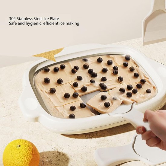 IJsmachine Thuis - Dessert Maker - Zelf Desserts Maken - Roestvrij Staal - 3 Porties - Wit — afbeelding 5