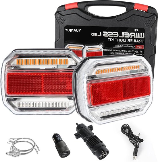LED Achterlicht Set Magnetisch Verlichting