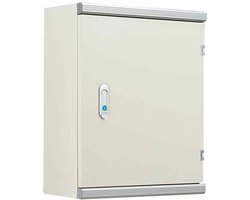 Cold Rolled Steel Junction Box, Waterproof Outdoor Cabinet with IP66 Protection, Lock and Internal Mounting Panel, Aluminum Alloy Housing (30x40x20cm/12x16x8in)