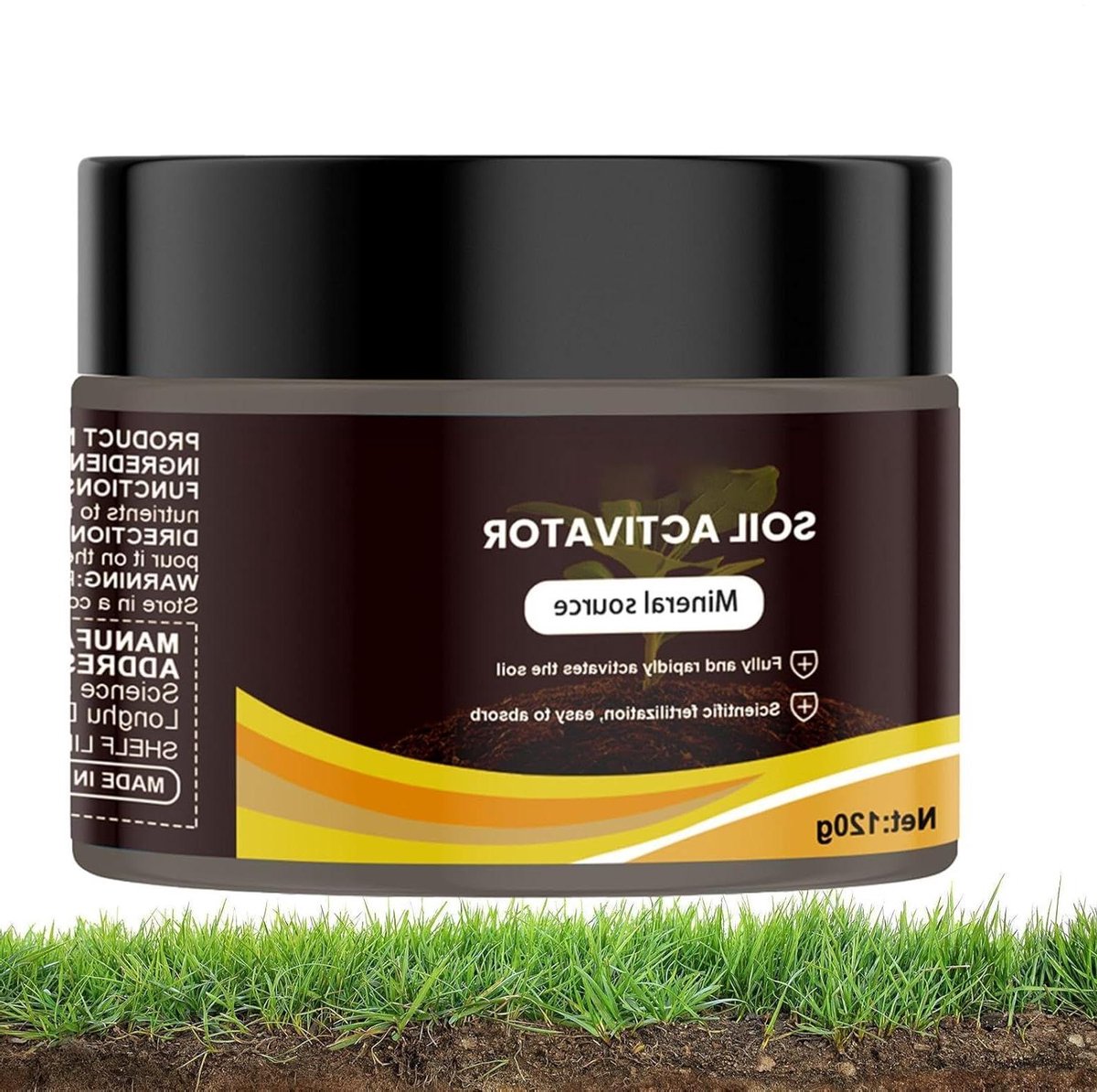 Bodemverbeteraar - Grondverbeteraar Gezondheidsbooster - Plantengroei Stimuleren - Optimaliseert Waterretentie - 120 g - Bruin