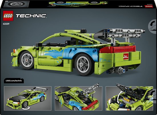 LEGO Technic Fast and Furious Mitsubishi Eclipse Auto Bouwpakket voor Kinderen en Tieners 42229