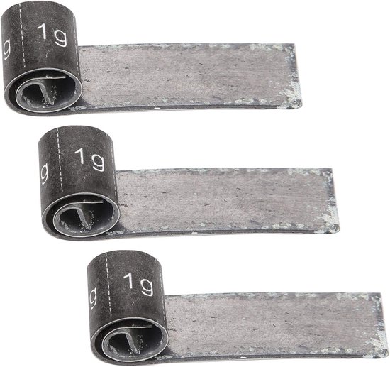 Golfclub Tape Strips - Golf Gewicht Tape - Golfvaardigheden Oefenen - Zelfklevend Metaal - 3 Stuks - Zilver — afbeelding 3
