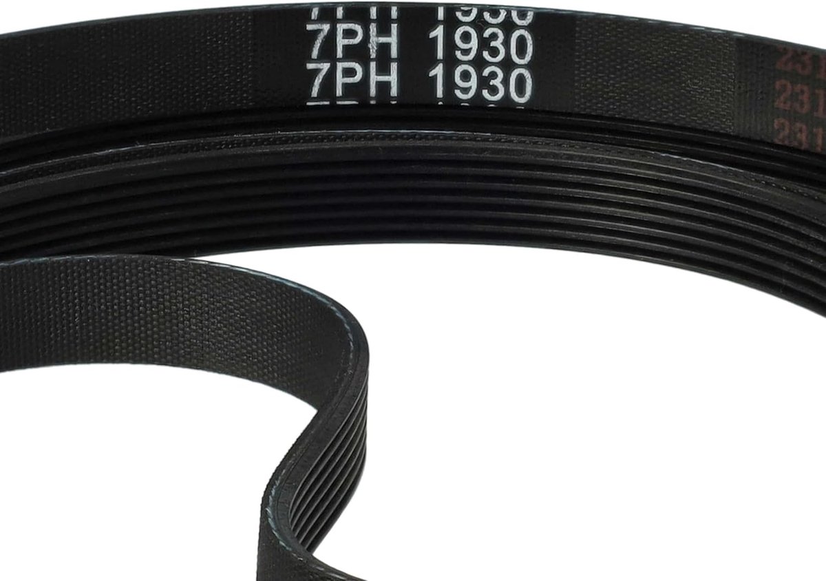 Wasdroger Riem - Aandrijfriem - Apparaat Reparatie - Precies Passend - 193 cm - Zwart thumbnail 6