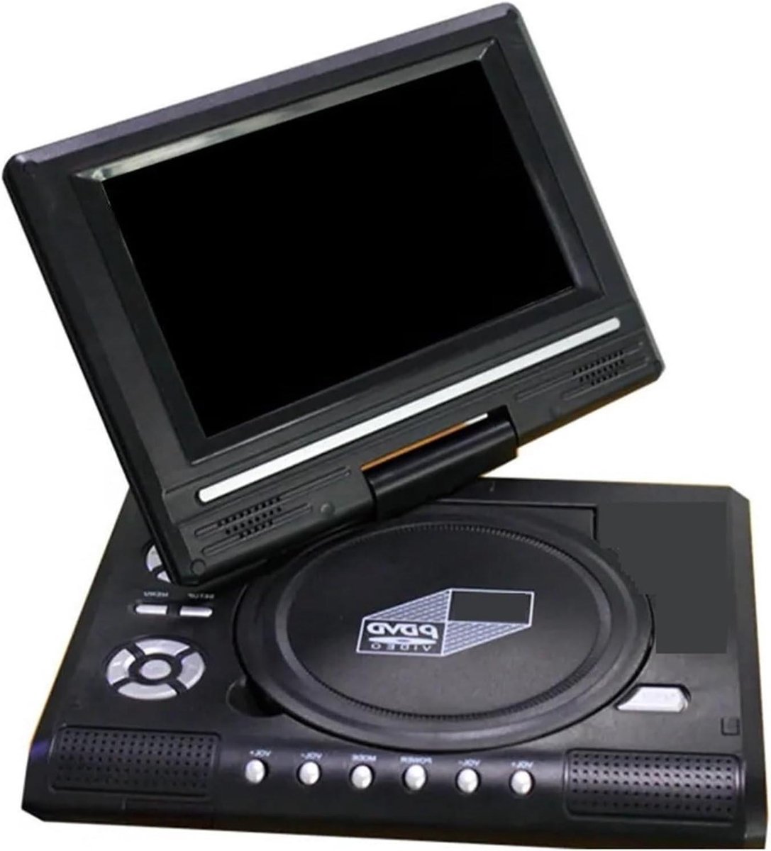 Draagbare DVD Speler - Films Kijken - Reizen Entertainment - 270 Graden Draaibaar - 7.8 Inch Scherm - Zwart