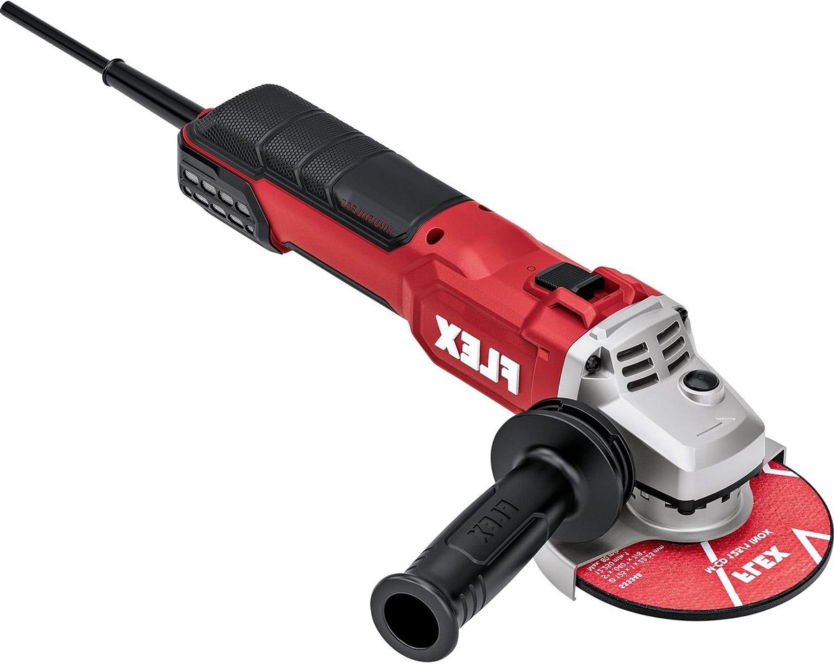 Haakse Slijper - Metaalbewerking Gereedschap - Materialen Slijpen - Krachtige Motor - 125 mm - Rood