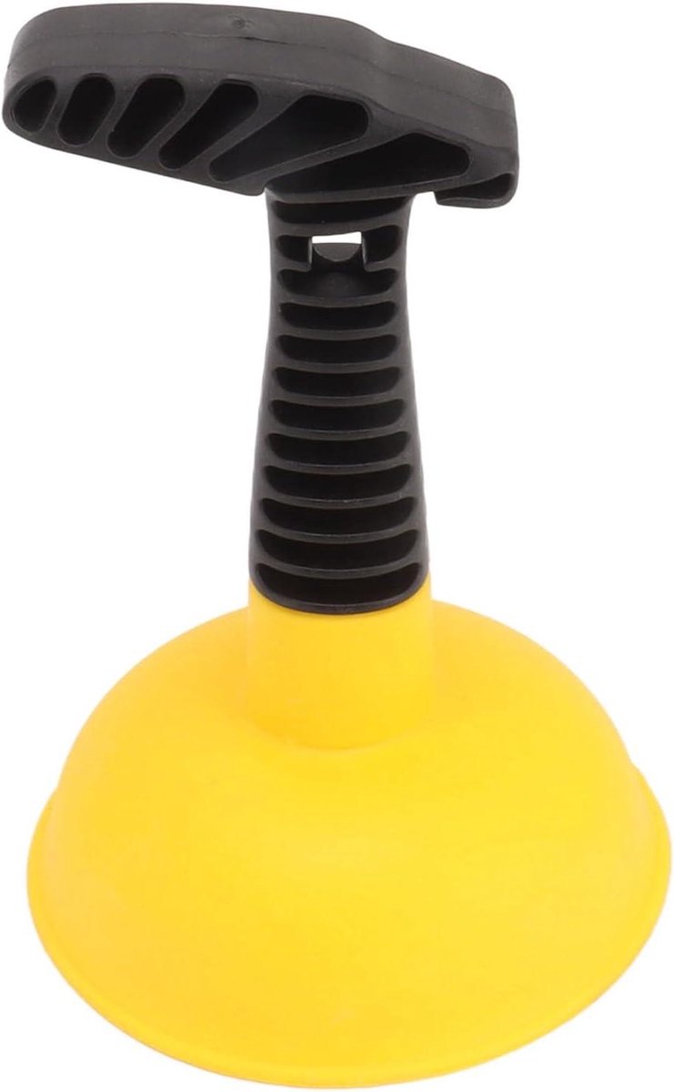 Mini Plunjer - Afvoer Ontstopper - Snel Ontstoppen - Compact Lichtgewicht - 12 cm - Zwart